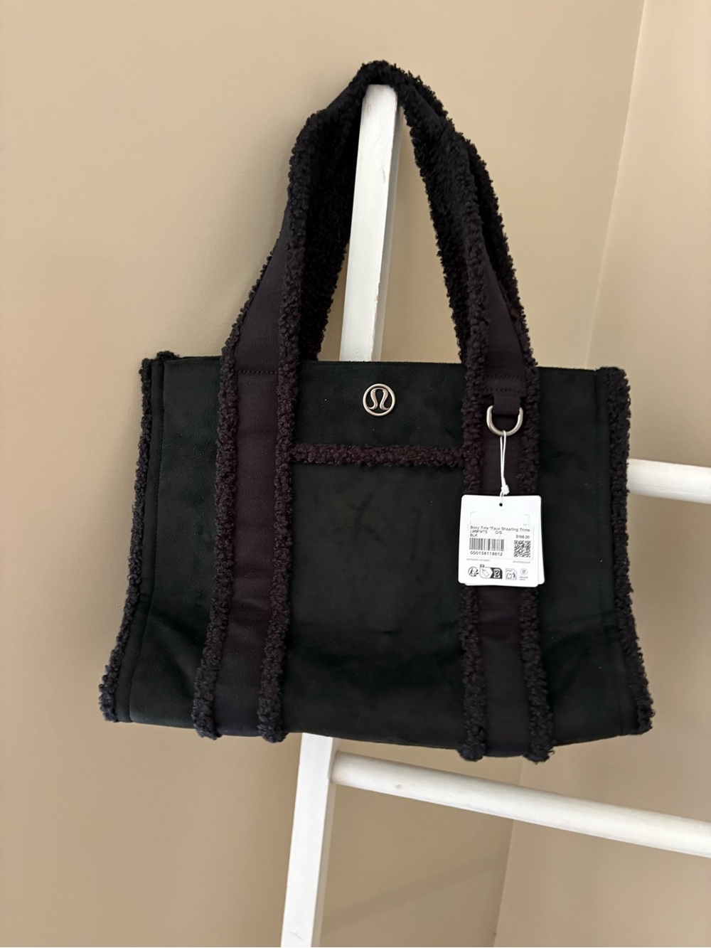 lululemon Black Sherpa Tote